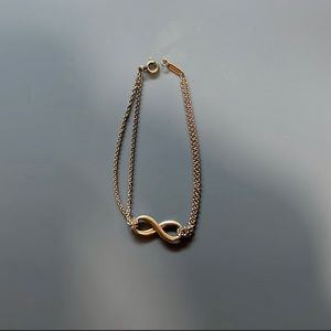 Tiffany & co dual chain infinity bracelet